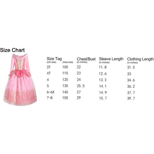  ReliBeauty Girls Princess Dress up Costume