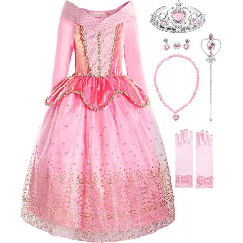  ReliBeauty Girls Princess Dress up Costume