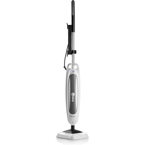  Reliable 300CU Steam Floor Mop - Pro Steamboy mop with 2 Microfiber Pads, 1500W Power of Steam for Tile, Hardwood Floor and Carpets, Fast Heat-Up time, 180-Degree Swivel Head to Re