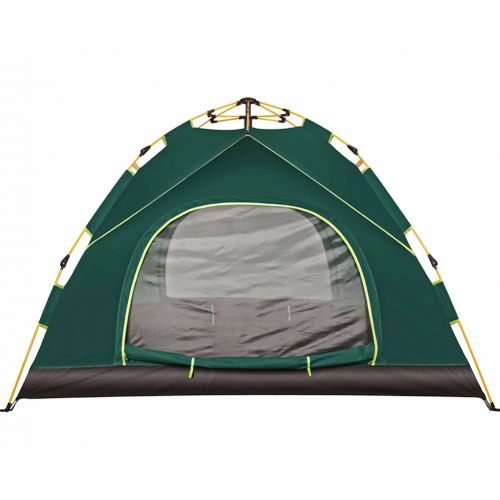  Reliancer Family Camping Tents Automatic Hydraulic Instant Tent Pop Up 210T PU Protection Easy Set Up Dome Tent Waterproof Sun Shelter Fiberglass Frame for Outdoor Rainproof Backpacking Hiki