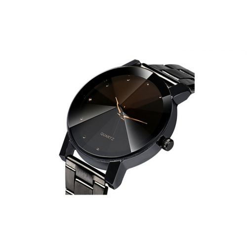  Reloj Mens Stainless Steel Quartz Wrist Watch