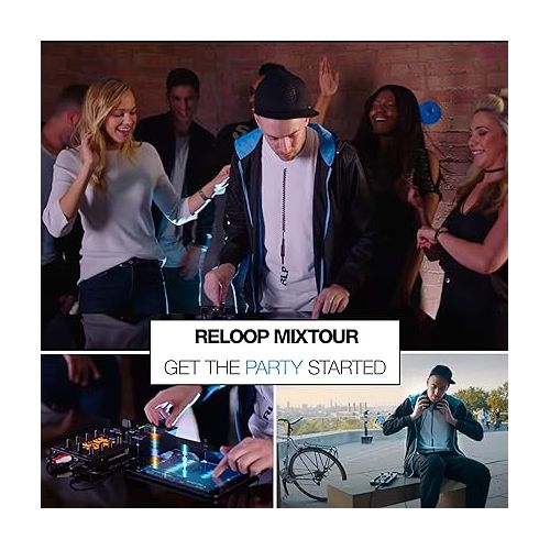  Reloop Mixtour All-In-One DJ Controller-Audio Interface for iOS/Andriod/Mac