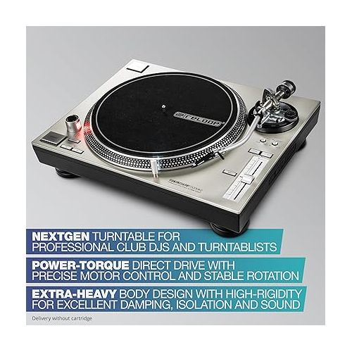  Direct Drive High Torque Turntable in silver