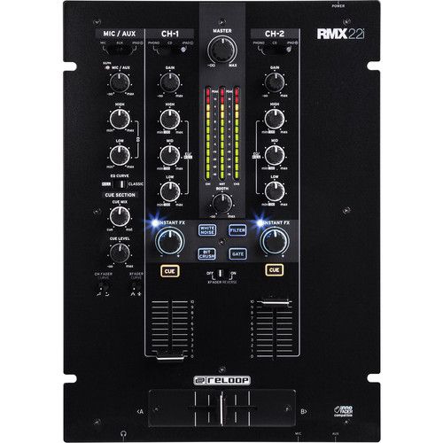  Reloop RMX-22i - 2+1 DJ Mixer with Digital FX and Smart Device Connectivity