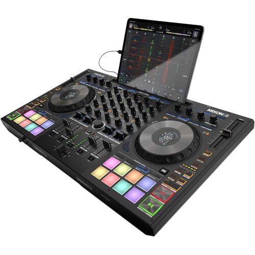  Reloop MIXON 8 Pro DJ Controller for Serato DJ and Algoriddim djay Software