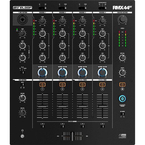  Reloop RMX-44 BT 4-Channel Bluetooth DJ Club Mixer