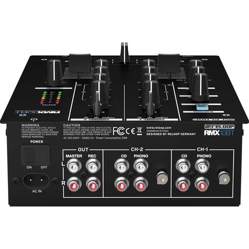  Reloop RMX-10 BT 2-Channel Bluetooth DJ Mixer