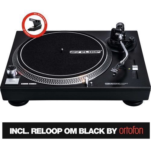  Reloop RP-1000 MK2 Belt-Driven DJ Turntable