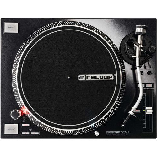  Reloop RP-7000 MK2 Upper Torque Turntable System (Black)