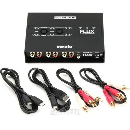  Reloop Flux 3-channel 6x6 DVS Interface for Serato DJ Pro and MWM Phase Essential Wireless DVS Controller