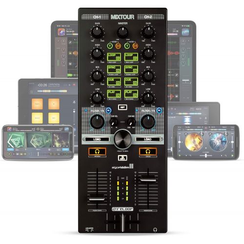  [아마존베스트]Reloop Mixtour All-In-One Controller-Audio Interface for iOS/Andriod/Mac for DJAY