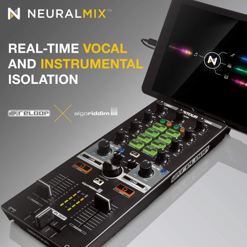  [아마존베스트]Reloop Mixtour All-In-One Controller-Audio Interface for iOS/Andriod/Mac for DJAY