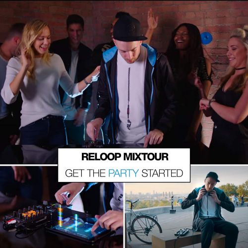  [아마존베스트]Reloop Mixtour All-In-One Controller-Audio Interface for iOS/Andriod/Mac for DJAY