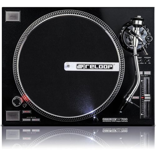  [아마존베스트]Reloop RP-7000 Quartz Driven DJ Turntable with Upper-Torque Direct Drive, Black