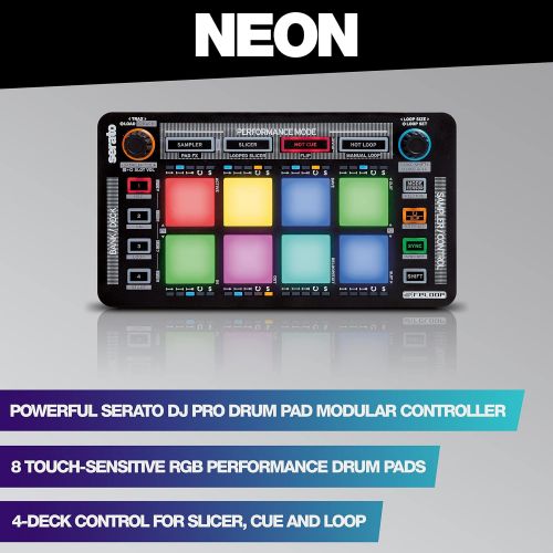  [아마존베스트]Reloop Neon - Serato DJ Drum Pad Controller