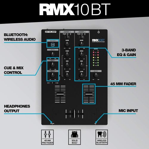  [아마존베스트]Reloop RMX-10 BT Wired Black