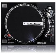 Reloop RP-7000 Quartz Driven DJ Turntable with Upper-Torque Direct Drive, Black