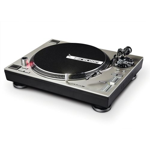  Reloop RP-7000 Quartz Driven DJ Turntable with Upper-Torque Direct Drive, Silver (RP-7000-SLV)