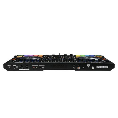  Reloop Mixon 4 High Performance 4-Channel Hybrid DJ Controller for SeratoDJ and Algoriddim Djay Pro (AMS