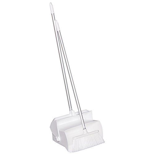  Remco 62501 Lobby Dustpan with Broom, PolypropylenePolyesterAluminum, 7 X 14 Bin, 37 Handle, Pink