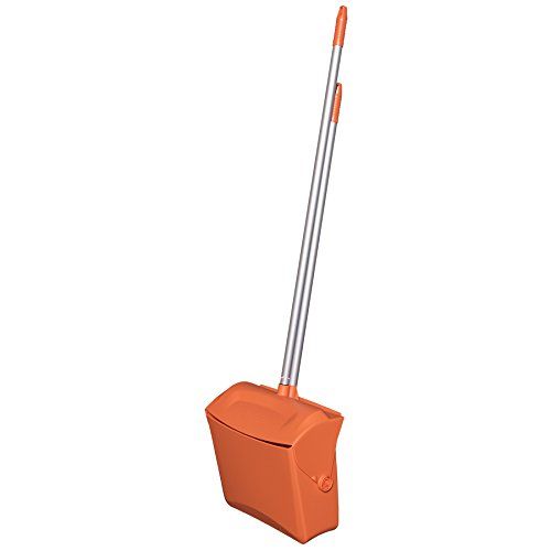  Remco 62501 Lobby Dustpan with Broom, PolypropylenePolyesterAluminum, 7 X 14 Bin, 37 Handle, Pink