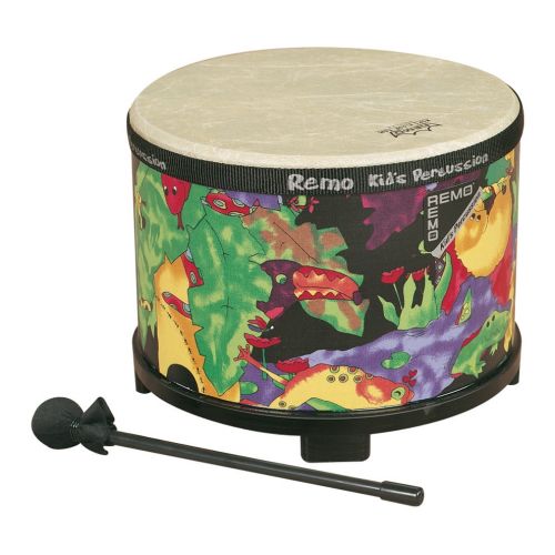  Remo Kids Percussion Floor Tom Drum Comfort Sound Technology - Rain Forest, 10