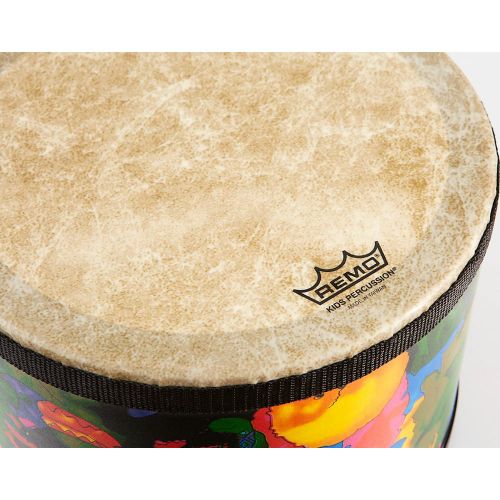  Remo Kids Percussion Floor Tom Drum Comfort Sound Technology - Rain Forest, 10