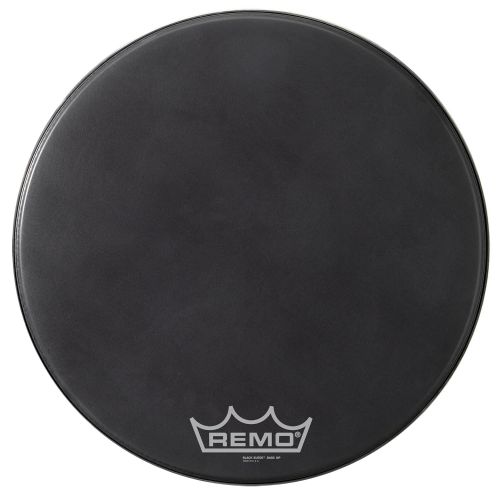  Remo BB-1822-ES 22-Inch Emperor Bass Drum Head, Black Suede