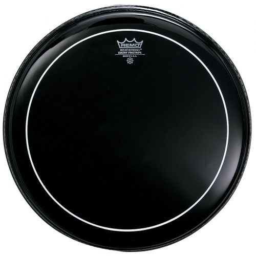  Remo ES0618PS Ebony Pinstripe Drum Head, 18-Inch