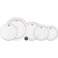 Remo 4-Piece Clear Pinstripe Standard Pro Pack with Free 14 in. Coated Ambassador Snare Drum Head