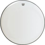 Remo BR1222-00 Smooth White Ambassador Bass Drum Head - 22-Inch