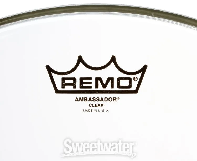  Remo Ambassador Clear 4-piece Tom Pack - 10/12/14/16 inch