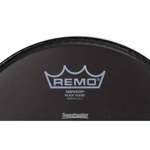  Remo Emperor Black Suede Drumhead - 10 inch