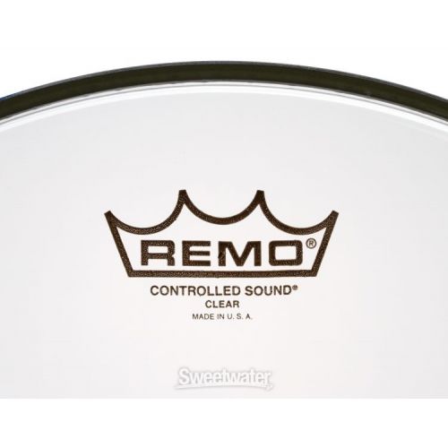  Remo Controlled Sound Clear Drumhead - 14 inch - with Black Dot