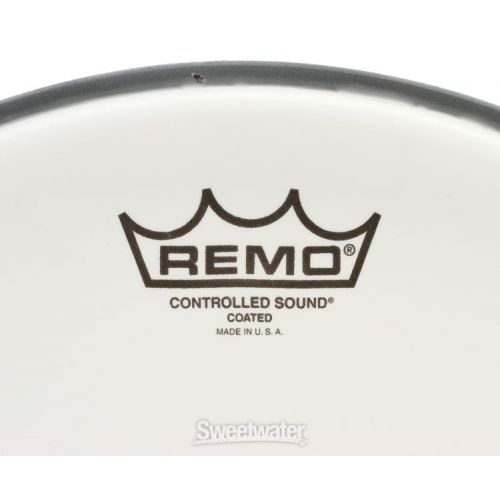  Remo Controlled Sound Coated Drumhead - 14 inch - with White Dot