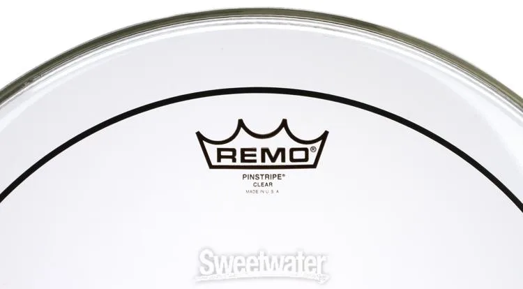  Remo Pinstripe Clear 3-piece Tom Pack - 10/12/16 inch