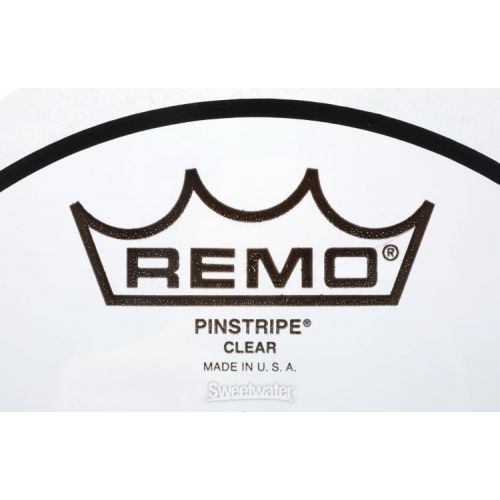  Remo Pinstripe Clear 5-piece Tom Drumhead Bundle