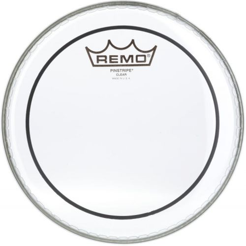  Remo Pinstripe Clear 5-piece Tom Drumhead Bundle