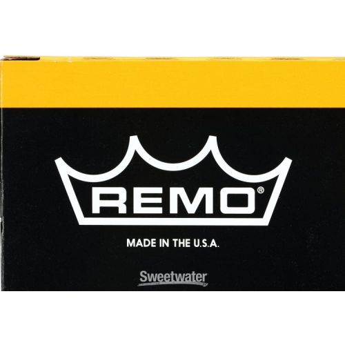  Remo Ambassador Black Suede Snare Side Drumhead - 14-inch