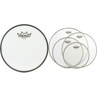 Remo Ambassador Clear 5-piece Tom Drumhead Bundle