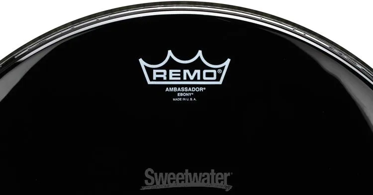  Remo Ambassador Ebony 3-piece Tom Pack - 10/12/16 inch