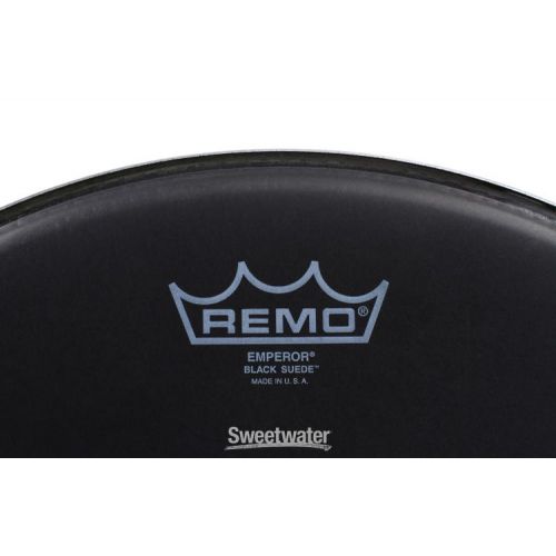  Remo Emperor Black Suede Drumhead - 16 inch Demo