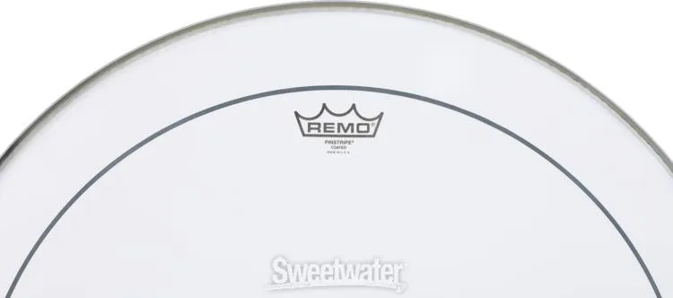  Remo Pinstripe Coated Bass Drumhead - 24 inch