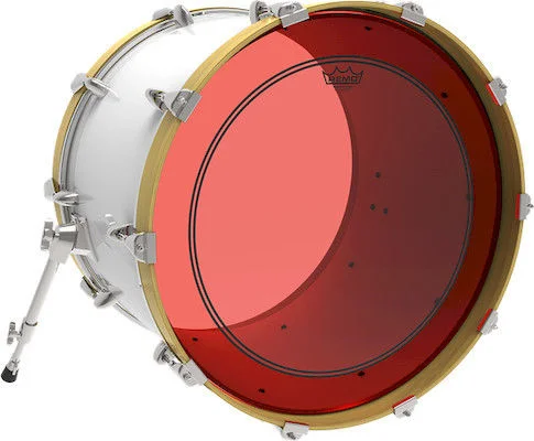  Remo Powerstroke P3 Colortone Red Bass Drumhead - 24 inch