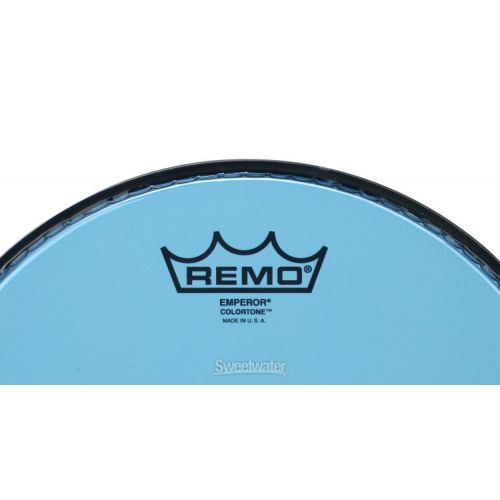  Remo Emperor Colortone Blue Drumhead - 10 inch