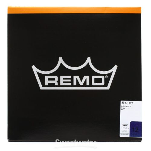  Remo Diplomat Clear Drumhead - 12 inch