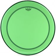 Remo Powerstroke P3 Colortone Green Bass Drumhead - 22 inch