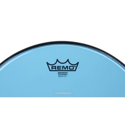  Remo Emperor Colortone Blue Drumhead - 14 inch