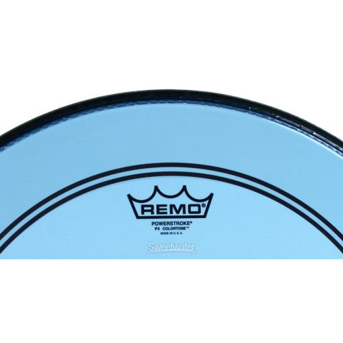  Remo Powerstroke P3 Colortone Blue Bass Drumhead - 18 inch