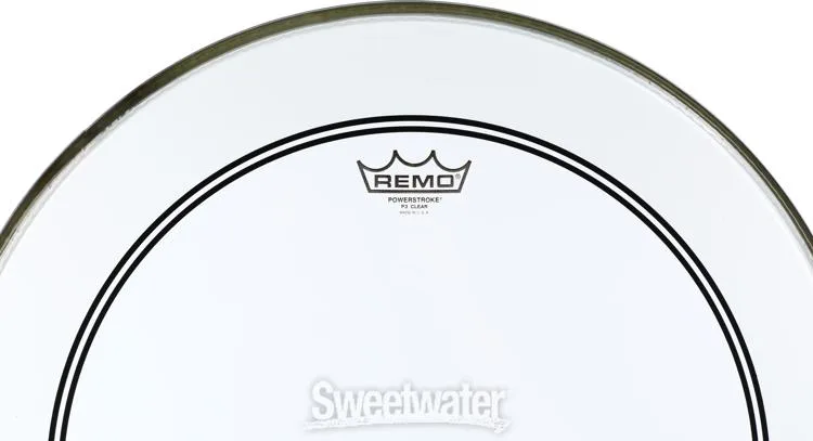  Remo Powerstroke P3 Clear Bass Drumhead - 20 inch